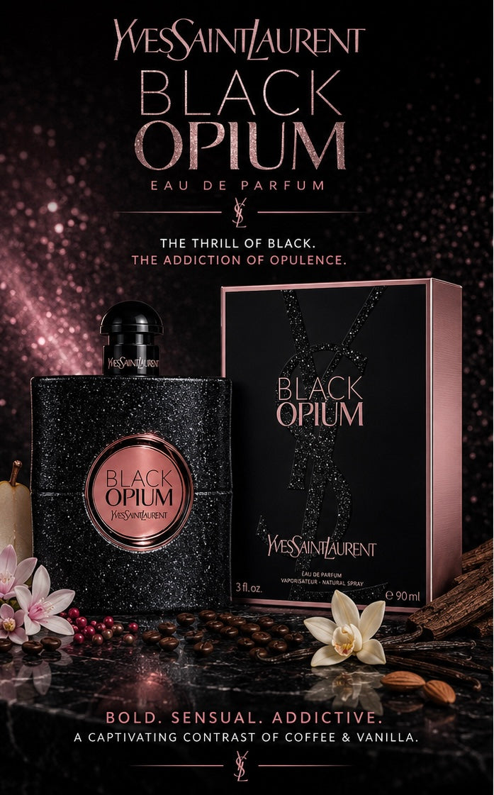 YSL Black Opium Eau de Parfum 3 oz for Women