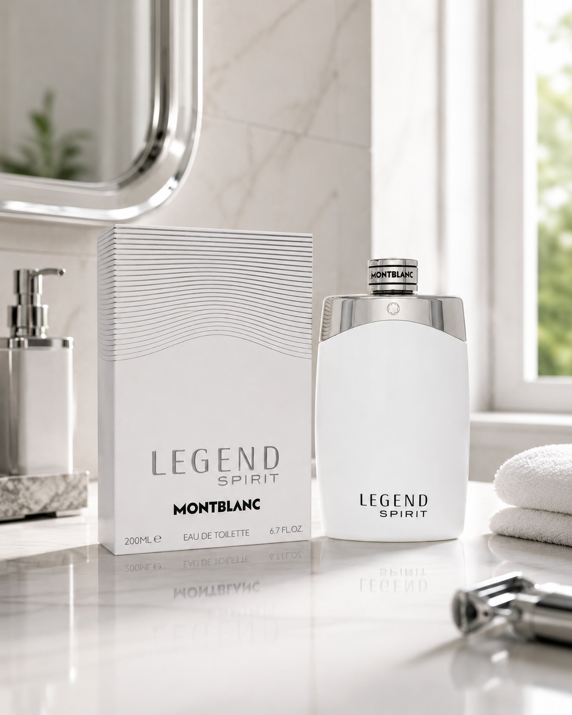 Montblanc Legend Spirit by Mont Blanc Eau De Toilette Spray 6.7 oz (Men)