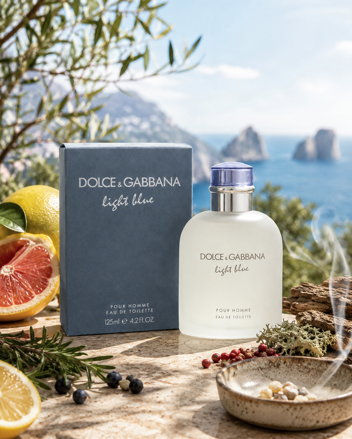Light Blue by Dolce & Gabbana Eau De Toilette Spray 4.2 oz (Men)