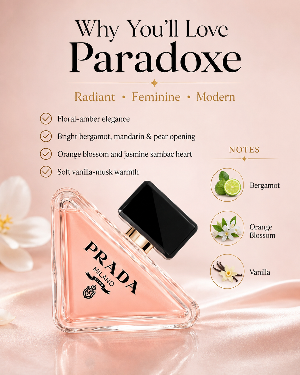 Prada Paradoxe Eau de Parfum 3.0 oz for Women