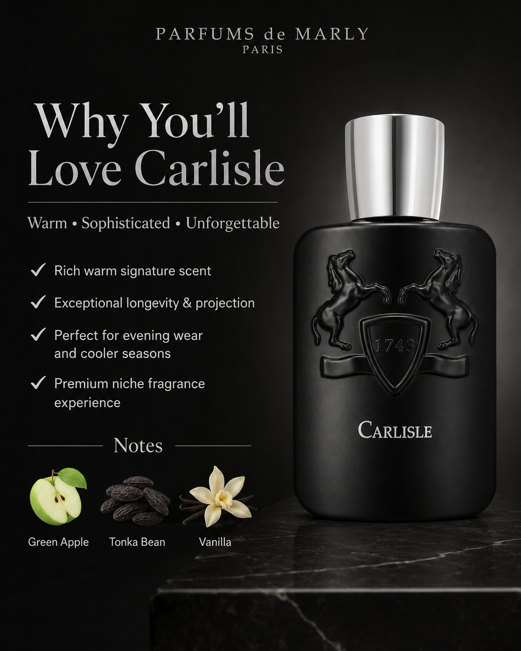 Parfums de Marly Carlisle by Parfums de Marly, 4.2 oz Eau De Parfum Spray for Unisex
