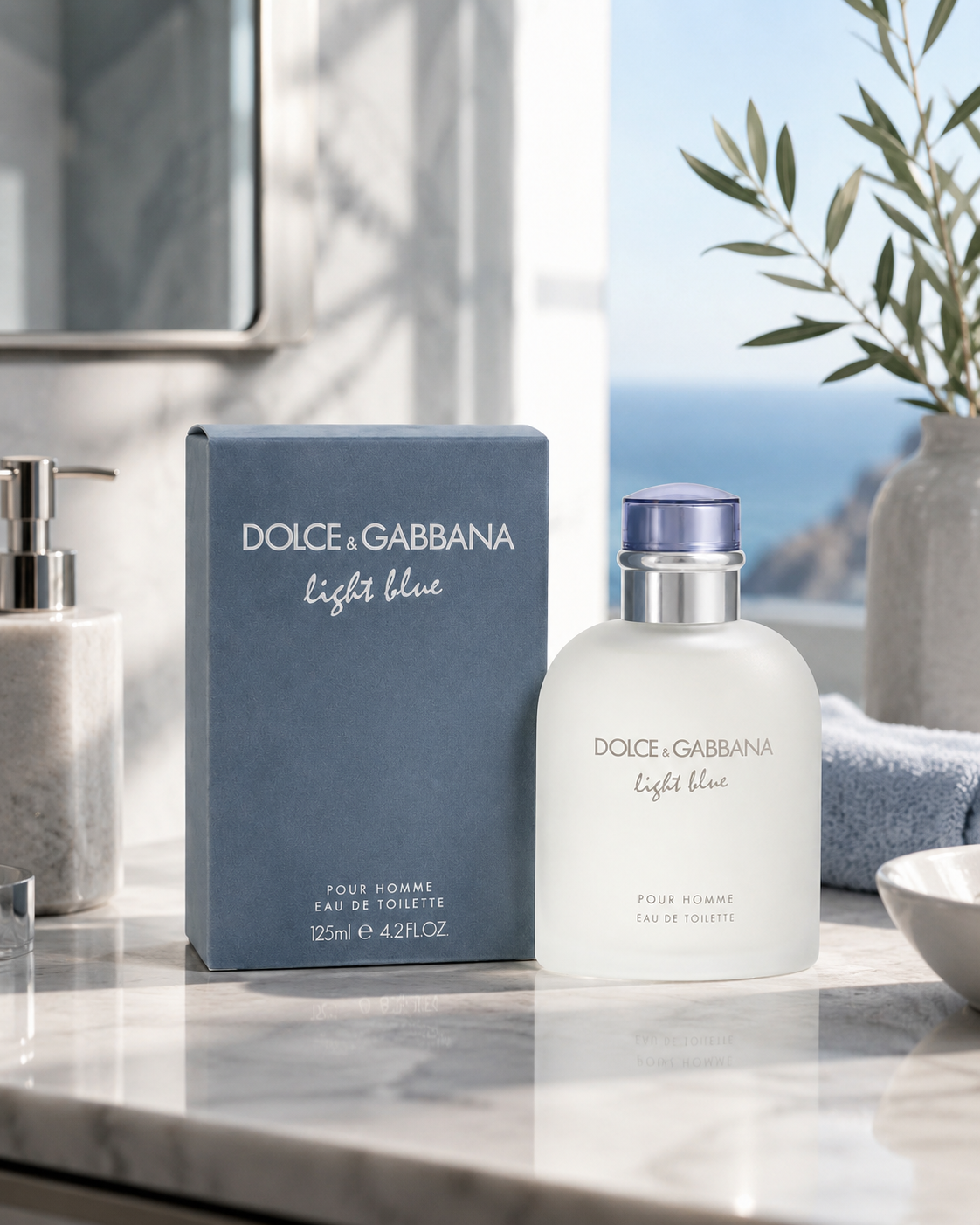 Light Blue by Dolce & Gabbana Eau De Toilette Spray 4.2 oz (Men)