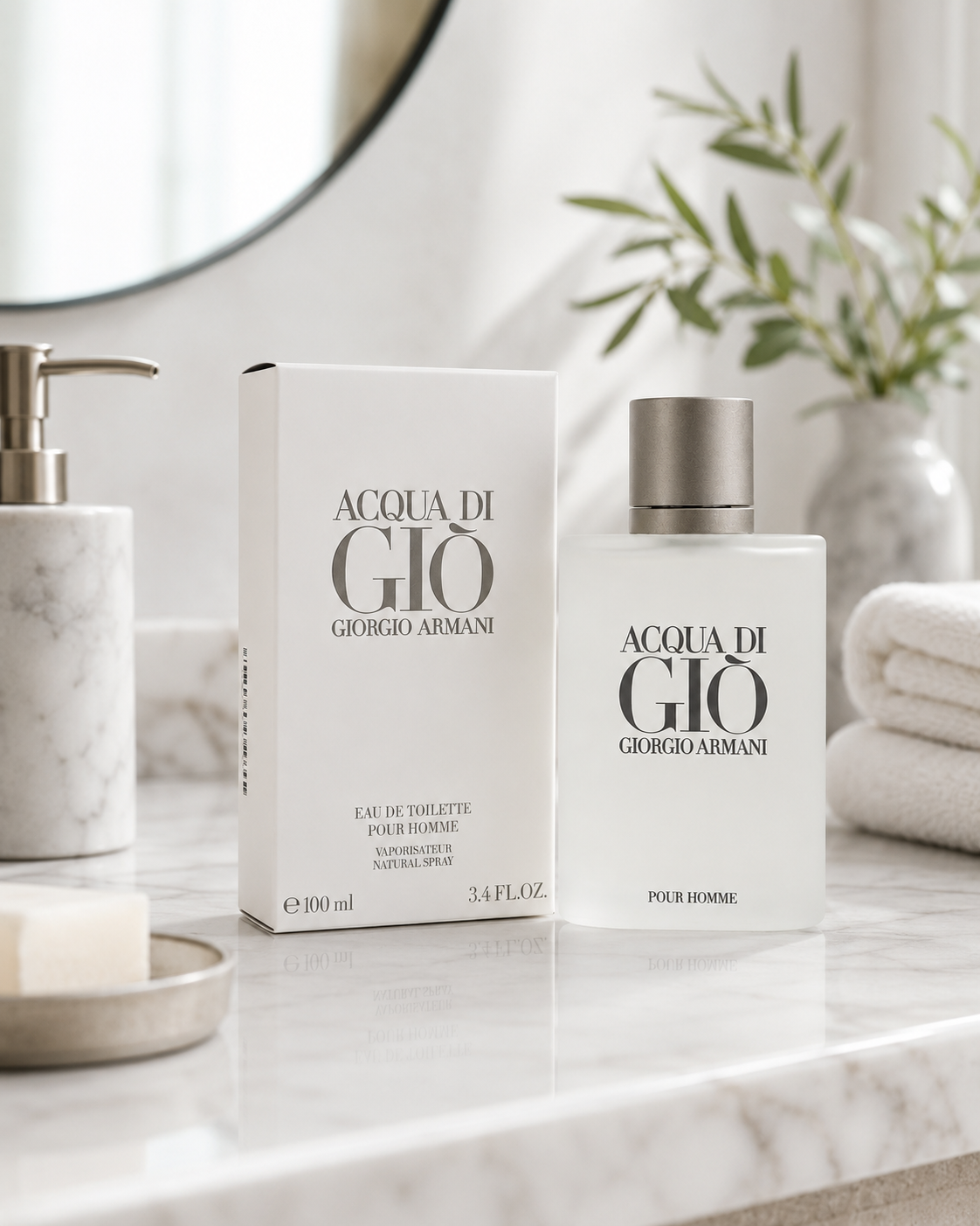Acqua Di Gio by Giorgio Armani Eau De Toilette Spray 3.3 oz