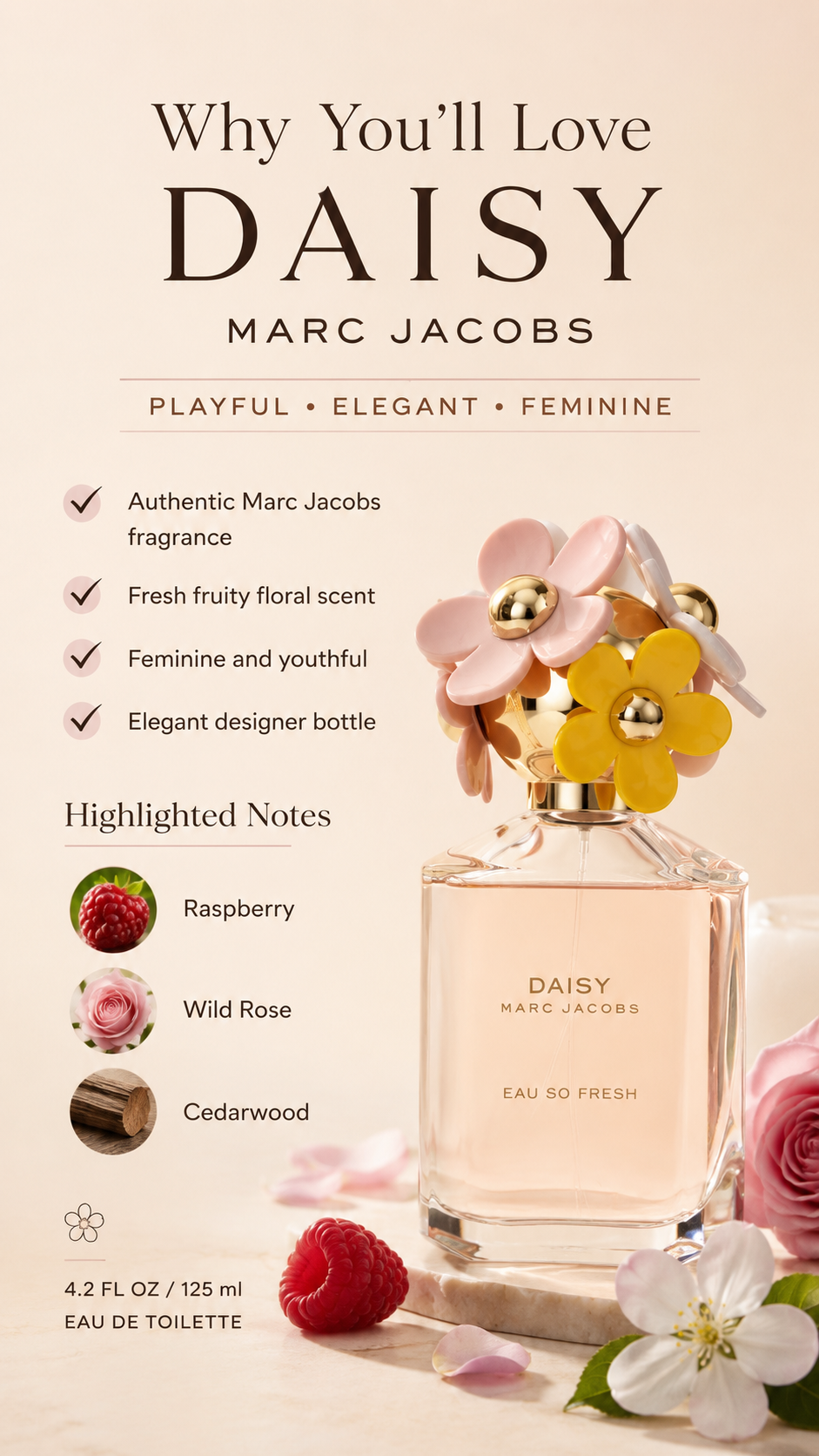 Marc Jacobs Daisy Eau So Fresh EDT 4.2 oz