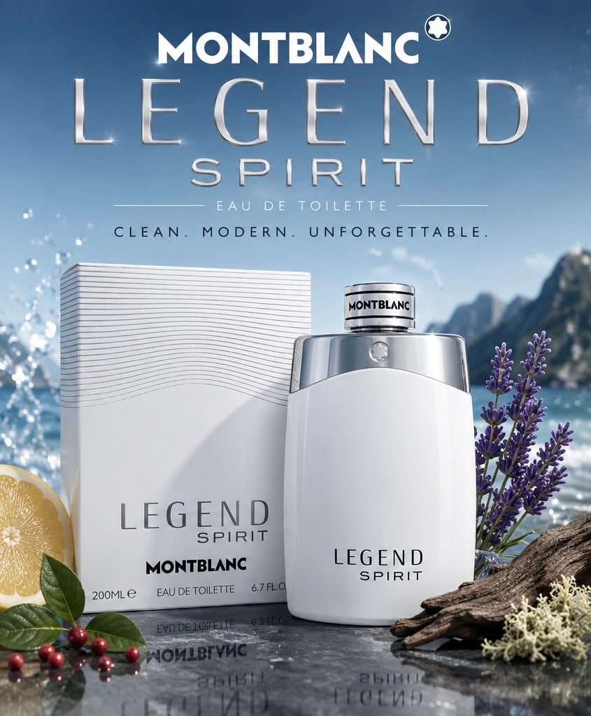 Montblanc Legend Spirit by Mont Blanc Eau De Toilette Spray 6.7 oz (Men)