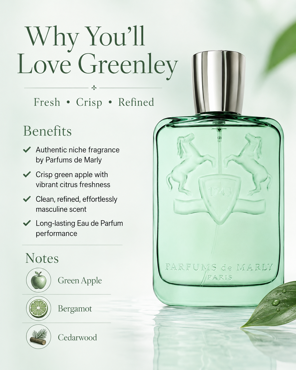 Parfums de Marly Greenley Eau de Parfum 4.2 oz (Men)