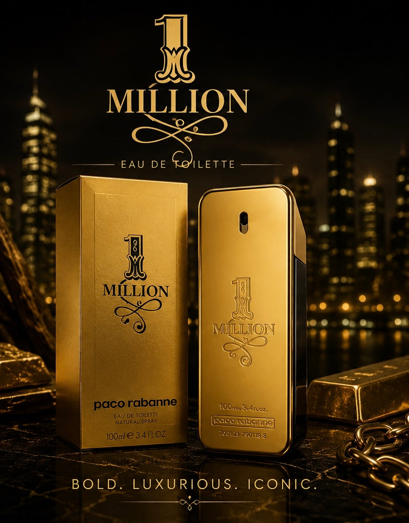 1 Million by Paco Rabanne Eau De Toilette Spray 3.4 oz (Men)