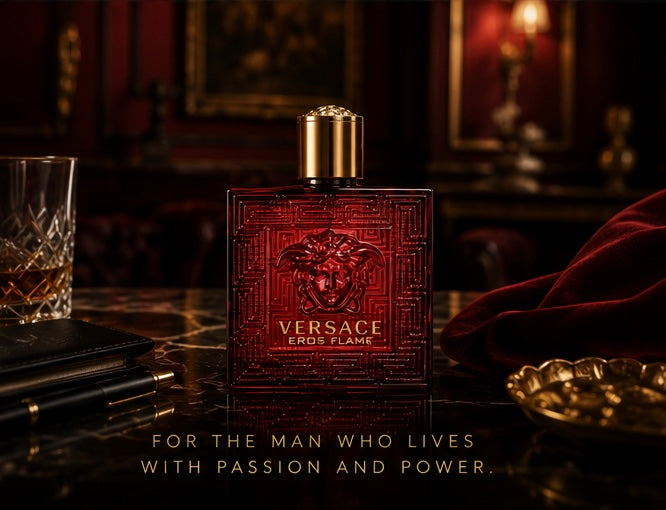 Versace Eros Flame Eau de Parfum for Men (3.4 oz)