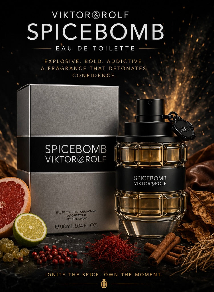 Viktor & Rolf Spicebomb Eau de Toilette 3 oz for Men