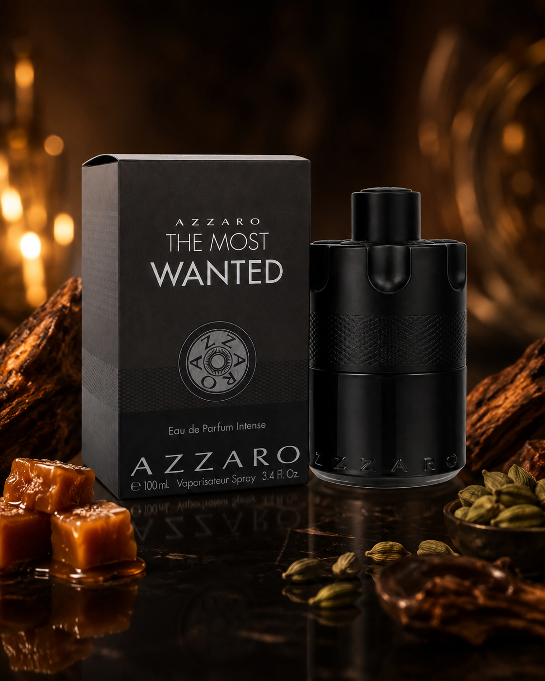 Azzaro The Most Wanted by Azzaro Eau De Parfum Intense Spray 3.4 oz (Men)