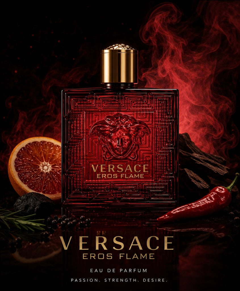 Versace Eros Flame Eau de Parfum for Men (3.4 oz)
