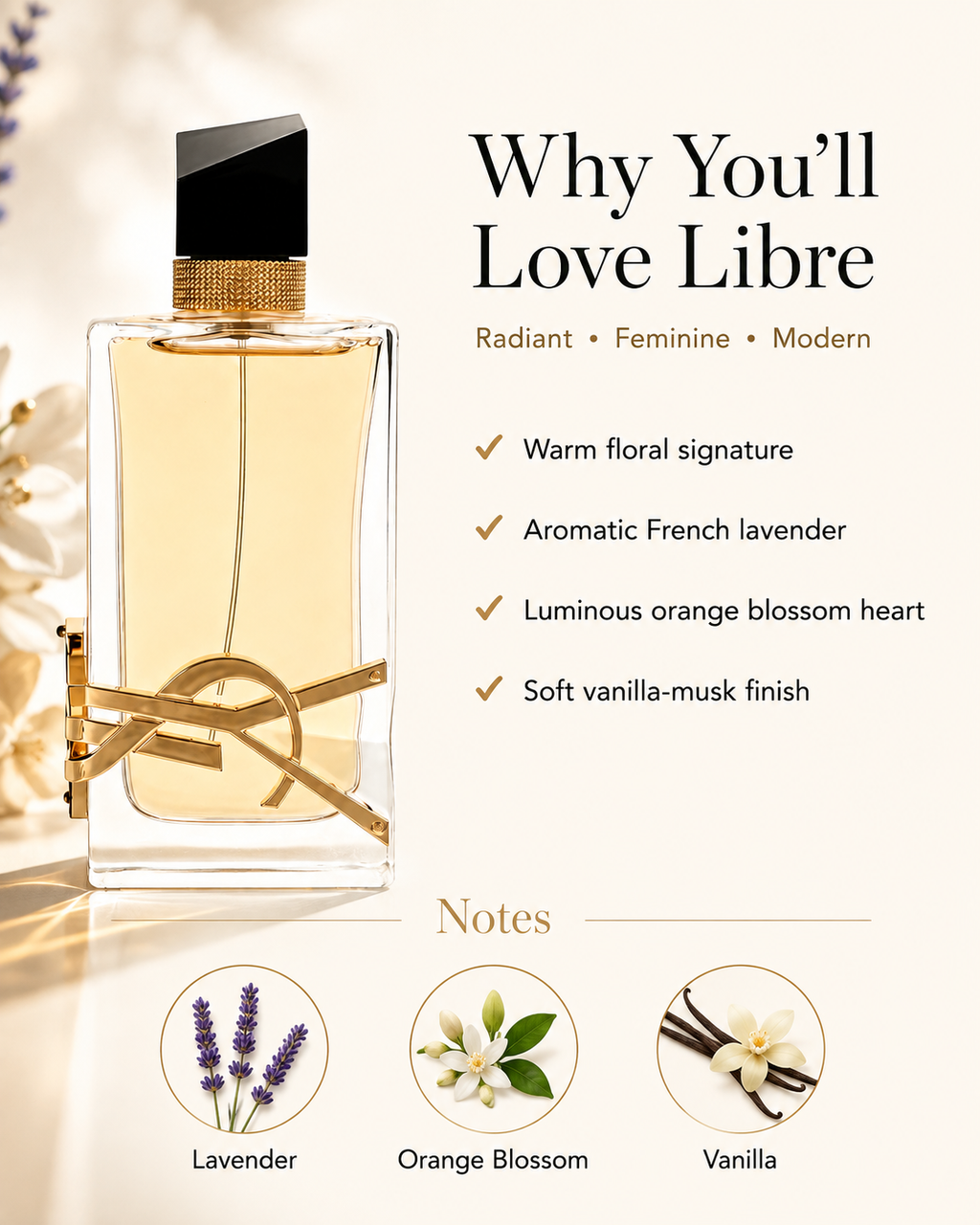 Yves Saint Laurent Libre Eau de Parfum 3.0 oz for Women