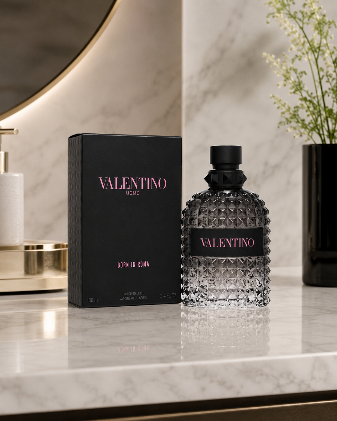 Valentino Uomo Born In Roma Eau de Toilette 3.4 oz